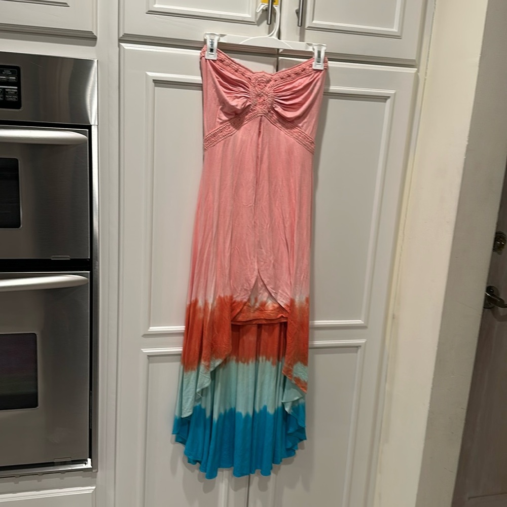 Sky brand dress sz small noted color running